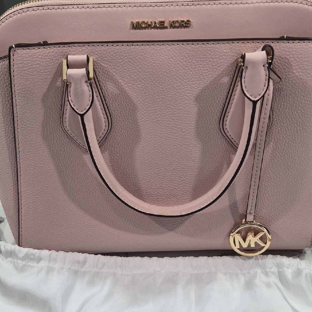 Michael Kors Blush Leather Satchel